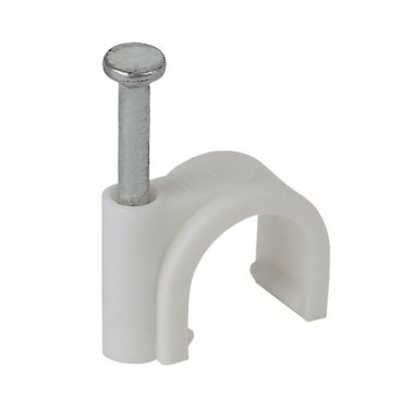 Фотография товара 'Эра Скоба 6мм круглая пластиковая (50шт) (500/16000) Б0038891'