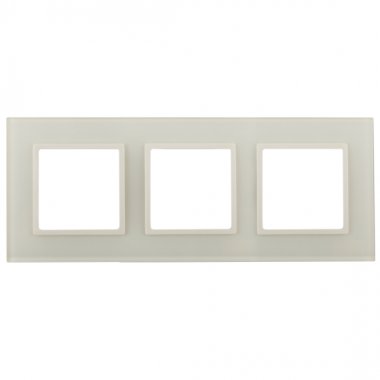 Фотография товара 'Эра Рамка для розеток и выключателей Elegance 14-5103-02 на 3 поста, Б0059171'
