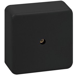 Фотография товара 'Эра Распаячная коробка BS-B-100-100-30 100х100х30мм без клеммы черная IP40 Б0061807'