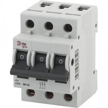 Фотография товара 'Эра Выключатель нагрузки (мини-рубильник) ВН-32 3P 125A NO-902-166  Б0036876'