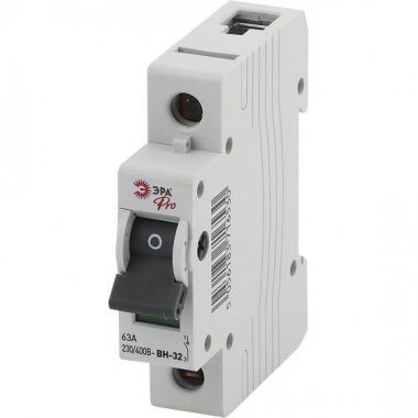 Фотография товара 'Эра Выключатель нагрузки (мини-рубильник) ВН-32 1P 63A NO-902-89 Б0031913'