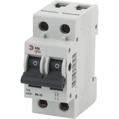 Фотография товара 'Эра Выключатель нагрузки (мини-рубильник) ВН-32 2P 32A Б0031916'