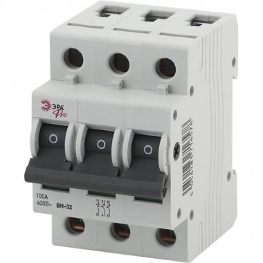 Фотография товара 'Эра Выключатель нагрузки (мини-рубильник) ВН-32 3P 100A NO-902-93 Б0031917'