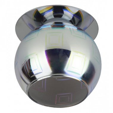 Фотография товара 'Эра Светильник DK88-2 декор 3D квадрат G9,220V, 35W, серебро/мультиколор Б0032366'
