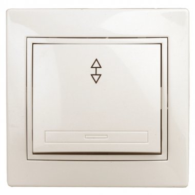 Фотография товара 'Эра Переключатель Intro Plano 1-103-02 одноклавишный 10А-250В, IP20, СУ, слоновая кость Б0053744'
