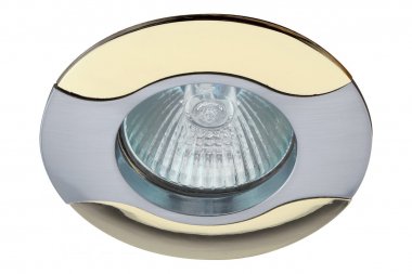 Фотография товара 'Эра C0043699 KL18 SN/G Светильник литой "волна" MR16,12V/220V, 50W'