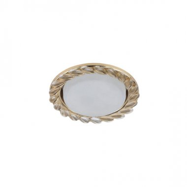 Фотография товара 'Эра Светильник DK83 GD/WH под лампу Gx53, 220V,13W, золото/прозрачный Б0020571'