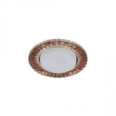 Фотография товара 'Эра Светильник DK87 GD/TEA под лампу Gx53, 220V,13W, золото/чай Б0020575'