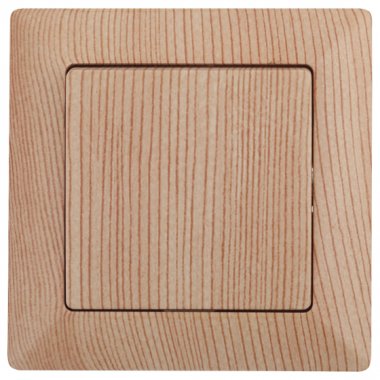 Фотография товара 'Эра Выключатель, 10А-250В, СУ, Solo, сосна Б0043269'