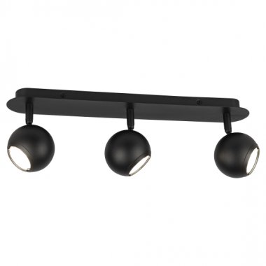 Фотография товара 'Эра Светильник настенно-потолочный спот OL36-3 BK MR16 GU10 IP20 черный Б0056372'