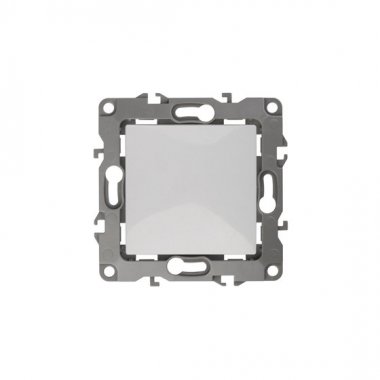 Фотография товара 'Эра Выключатель, 10АХ-250В, без м.лапок, Эра12, белый Б0014627'