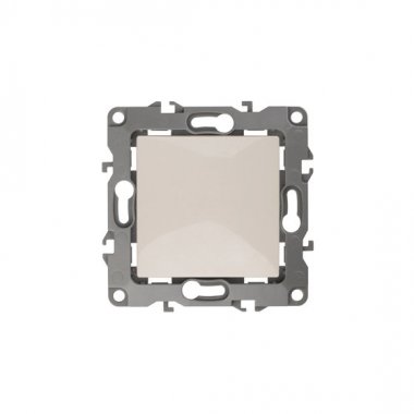 Фотография товара 'Эра Выключатель, 10АХ-250В, без м.лапок, Эра12, слоновая кость Б0014628'