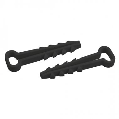 Фотография товара 'Эра Дюбель хомут ЭРА DXP-5-8-b-10 для плоского кабеля 5-8 мм Б0059310'