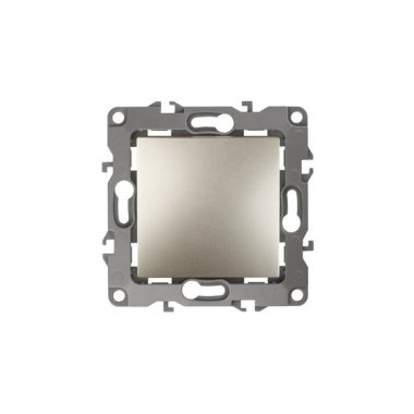 Фотография товара 'Эра Выключатель, 10АХ-250В, Эра12, шампань Б0014624'