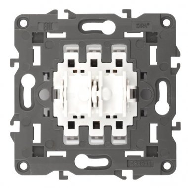 Фотография товара 'Эра Переключатель для жалюзи (кноп), 10АХ-250В, Эра12, механизм Б0047829'