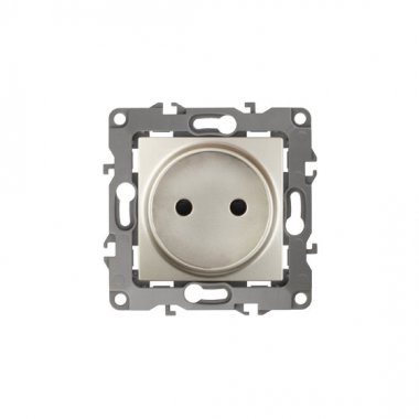 Фотография товара 'Эра Розетка 2P, 16АХ-250В, Эра12, шампань Б0018257'