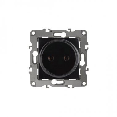 Фотография товара 'Эра Розетка 2P, 16АХ-250В, Эра12, чёрный Б0018259'