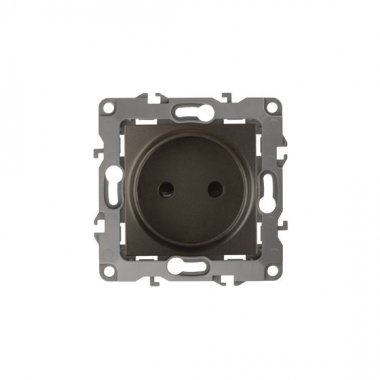 Фотография товара 'Эра Розетка 2P, 16АХ-250В, Эра12, бронза Б0019336'