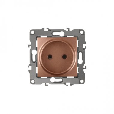 Фотография товара 'Эра Розетка 2P, 16АХ-250В, Эра12, медь Б0019337'