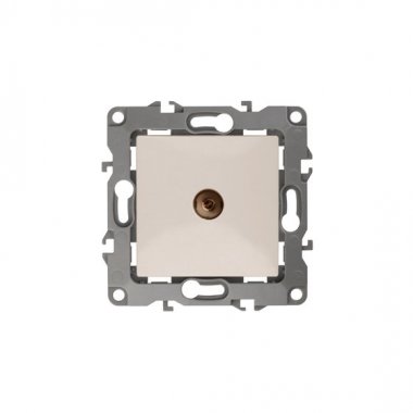 Фотография товара 'Эра Розетка TV одиночная, Эра12, слоновая кость Б0014706'