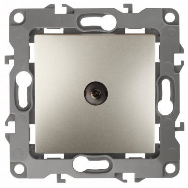 Фотография товара 'Эра Розетка TV проходная, Эра12, шампань Б0027434'