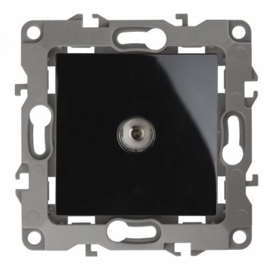 Фотография товара 'Эра Розетка TV проходная, Эра12, чёрный Б0027436'