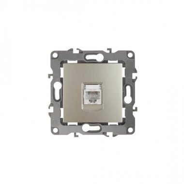 Фотография товара 'Эра Розетка телефонная RJ11, Эра12, шампань Б0014714'