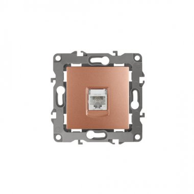 Фотография товара 'Эра Розетка телефонная RJ11, Эра12, медь Б0019344'