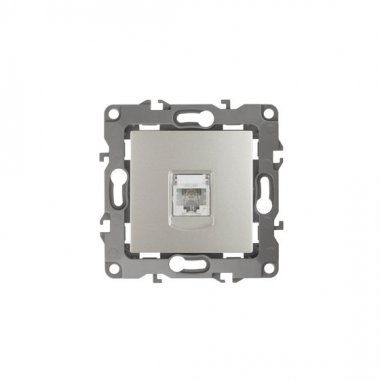 Фотография товара 'Эра Розетка телефонная RJ11, Эра12, перламутр Б0019345'