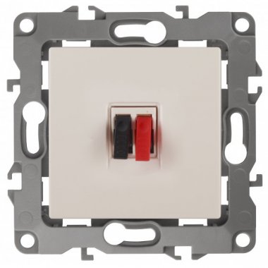 Фотография товара 'Эра Розетка аудио, Эра12, слоновая кость Б0027452'