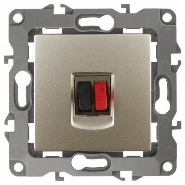 Фотография товара 'Эра Розетка аудио, Эра12, шампань Б0027454'