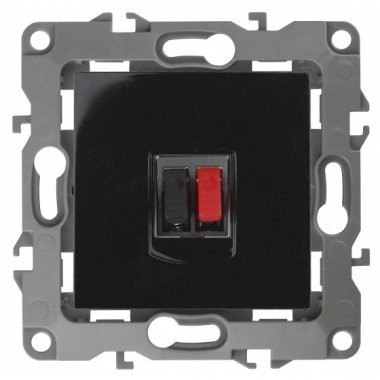 Фотография товара 'Эра Розетка аудио, Эра12, чёрный Б0027456'