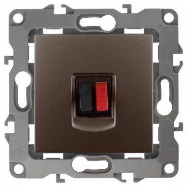 Фотография товара 'Эра Розетка аудио, Эра12, бронза Б0027458'