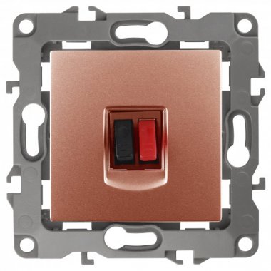 Фотография товара 'Эра Розетка аудио, Эра12, медь Б0027459'