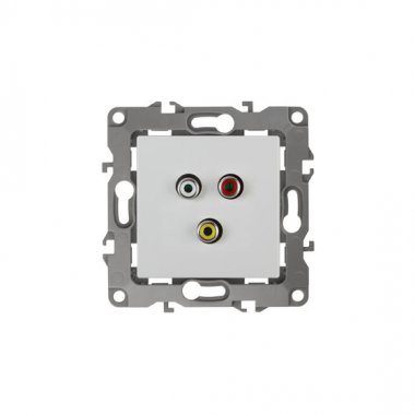 Фотография товара 'Эра Розетка RCA, Эра12, белый Б0027471'