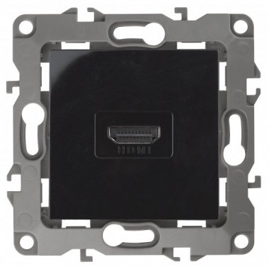 Фотография товара 'Эра Розетка HDMI, Эра12, чёрный Б0027486'