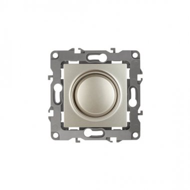 Фотография товара 'Эра Светорегулятор поворотно-нажимной, 400ВА 230В, Эра12, шампань Б0014738'