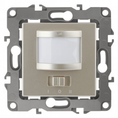 Фотография товара 'Эра Датчик движения 2-проводной, 180-250В, 200Вт, Эра12, шампань Б0031254'