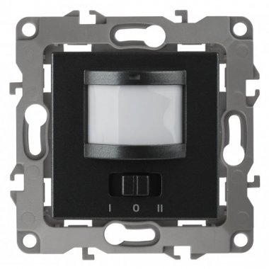 Фотография товара 'Эра Датчик движения 2-проводной, 180-250В, 200Вт, Эра12, антрацит Б0031255'