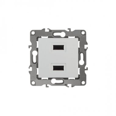 Фотография товара 'Эра Устройство зарядное USB, 5В-2100мА, Эра12, белый Б0027491'