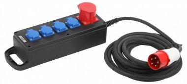 Фотография товара 'Эра Б0057317 Удлинитель силовой IND380-U-5e-5x2,5-20m-IP44 380В'