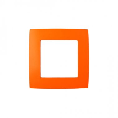 Фотография товара 'Эра Рамка на 1 пост, Эра12, оранжевый Б0019387'