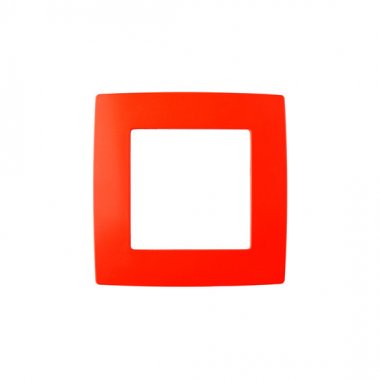 Фотография товара 'Эра Рамка на 1 пост, Эра12, красный Б0019388'