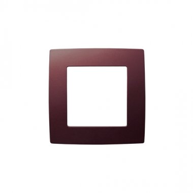 Фотография товара 'Эра Рамка на 1 пост, Эра12, бордо Б0019390'