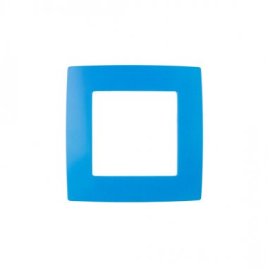 Фотография товара 'Эра Рамка на 1 пост, Эра12, голубой Б0019393'