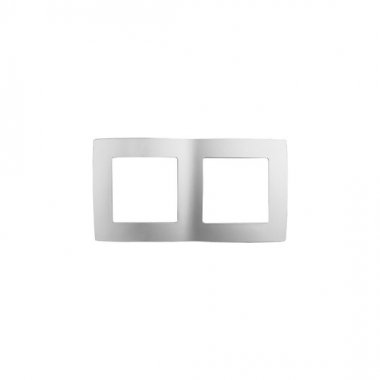 Фотография товара 'Эра Рамка на 2 поста, Эра12, алюминий Б0014753'