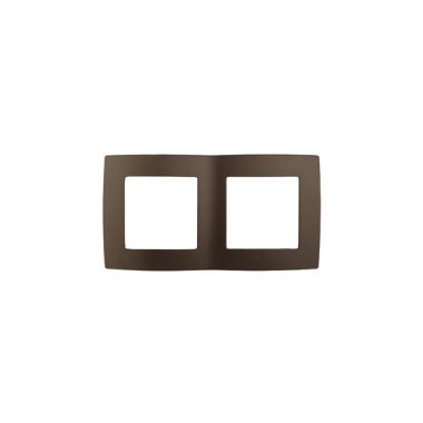 Фотография товара 'Эра Рамка на 2 поста, Эра12, бронза Б0019371'