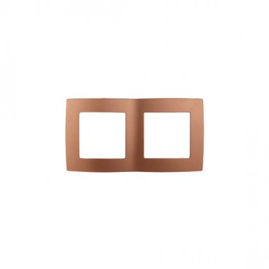 Фотография товара 'Эра Рамка на 2 поста, Эра12, медь Б0019372'
