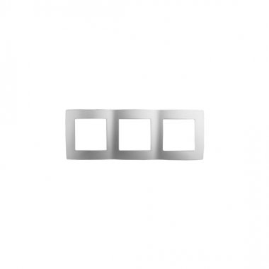 Фотография товара 'Эра Рамка на 3 поста, Эра12, алюминий Б0014763'