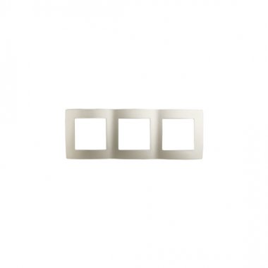 Фотография товара 'Эра Рамка на 3 поста, Эра12, перламутр Б0019377'